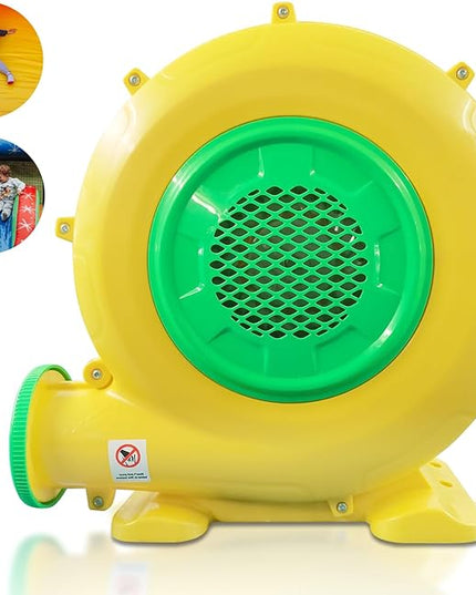 480W 0.64HP Air Blower, QILEBA Powerful Inflatable Bounce House Blower, Portable Electric Blower Fan Pump Perfect for Inflatable Bounce House, Bouncy Castle, Jumper, Water Slid, Blower Corded (480W) - LeafyLoom