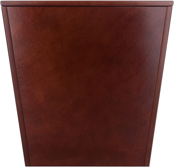 Winsome Trading, Inc. Mezo Cube Storage, Walnut 18.5 inches - LeafyLoom