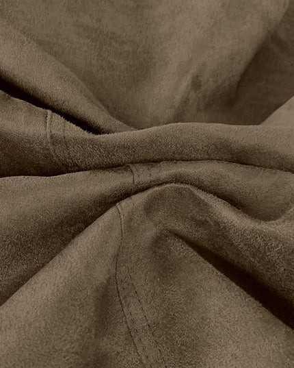 Bean Bag Stuffed Animal Storage Or Cover | No Filler | Extra Large | for Adults Or Kids | Double Stitched | Durable Zipper | Premium Microsuede - LeafyLoom