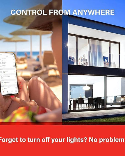 Sengled Alexa WiFi Light Bulb - Smart Bulbs That Work with Alexa/Google Assistant, A19 Daylight (5000K) - No Hub Required, 800LM 60W High CRI)60 Equivalent, 4 Count (Pack of 1) Sengled