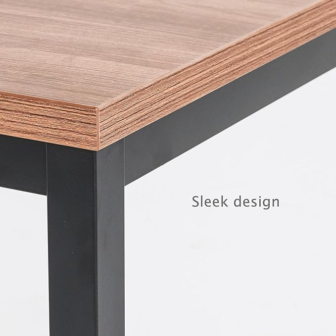 Computer Desk 24x55 Inch for Home Office - Simple and Sturdy, Perfect Notebook Writing Desk, Study Table, Dining Table Workstation - Ideal for Office and Home Office Use - LeafyLoom