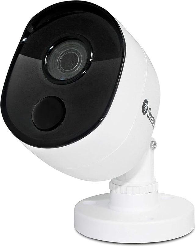 Swann Indoor/Outdoor Home Security Camera, 1080p PIR Bullet Cam, Infrared Night Vision, Thermal Heat Sensing, BNC Wired Add to DVR, SWPRO-1080MSB, 1080p Bullet Security Camera (SWPRO-1080MSB-US) SwannUSA