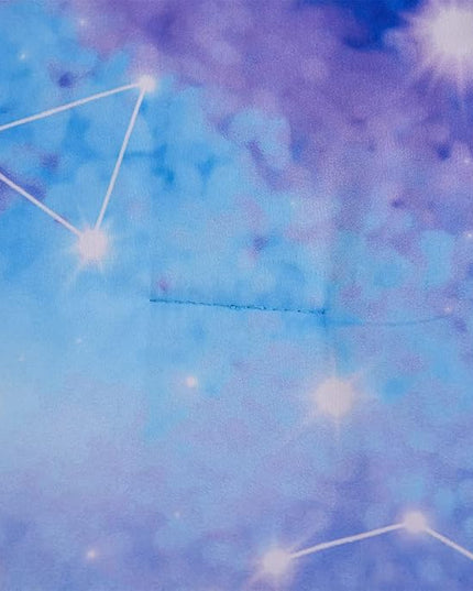 Holawakaka Tie Dye Constellation Print Ombre Comforter Set Full Size Boys Girls Gradient Galaxy Bedding Set (Blue Purple, Full) - LeafyLoom