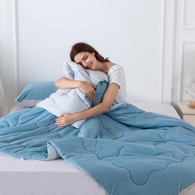 COTTEBED 3 Pieces Softness Comforter Set KING Size Bed, California Cal King Jersey Knit T-Shirt Feel Ultra-Soft Comy Lightweight 1 Bedding Quilt Blanket Conforter & 2 Pillowsham All Season Olive Green - LeafyLoom