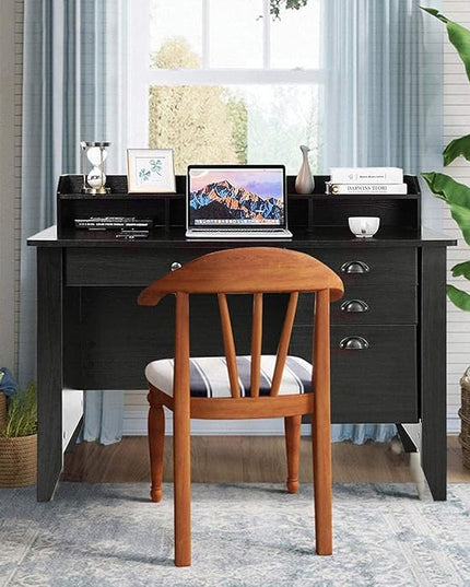 Computer Desk, Default, Black - LeafyLoom
