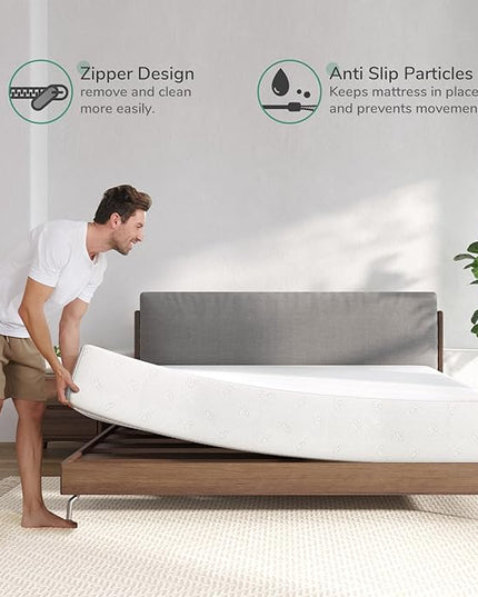 Novilla Full Mattress, 10 Inch Memory Foam Mattress Full Size WithComfort Foam for Pressure Relief & Cool Fresh Sleep,Removable Washable Mattress Cover,Full Memory Foam Mattress - LeafyLoom