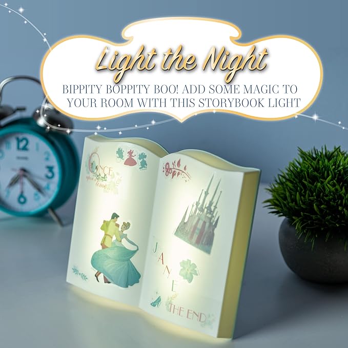 Paladone Cinderella Story Book Light | Officially Licensed Disney Merchandise - LeafyLoom