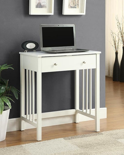 Convenience Concepts Designs2Go Mission Desk with Keyboard Drawer, White - LeafyLoom