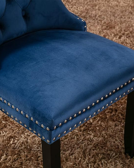 NicBex Haerin-SD-00098-LWJ Dining Chairs, 25.5"x19.7"x37.4", Blue - LeafyLoom