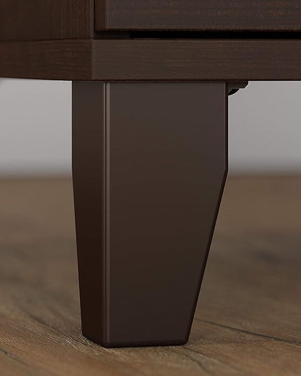 Bush Furniture Somerset 72W Office Desk with Drawers in Mocha Cherry - LeafyLoom