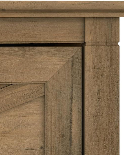 Bush Furniture Key West Lateral File Cabinet, Modern Farmhouse 2 Drawer File Cabinet for Home Office - LeafyLoom
