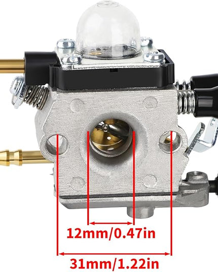 BG 55 Carburetor 4229 141 0800 4229 141 0500 Air Filter Cover Housing kit for STIHL BG45 BG46 BG65 BG85 SH55 SH85 Leaf blower 4229 1200 606 Zama C1Q-S68G - LeafyLoom