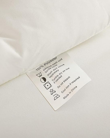 ROSGONIA California King Comforter Set Ivory, 3pcs (1 Boho Cal King Comforter & 2 Pillowcases), All Season Bedding Soft Bedspread Blanket Quilt - LeafyLoom