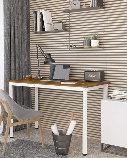 Weehom Computer Desk 39" Small Desk for Home Office Study Writing Laptop Dining Table for Small Spaces - LeafyLoom