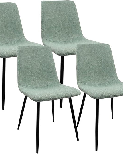 NicBex Haerin-SD-00353-LWJ Dining Chairs, 21.3"x17.1"x33.5", Light Green - LeafyLoom