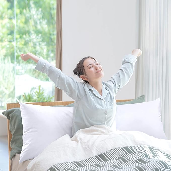 Utopia Bedding Full Body Pillow for Adults (White, 20 x 54 Inch), Long Pillow for Sleeping, Large Pillow Insert for Side Sleepers - LeafyLoom