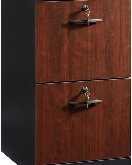 Sauder County Line Dresser, L: 15.55" x W: 19.45" x H: 28.54", Classic Cherry Finish - LeafyLoom