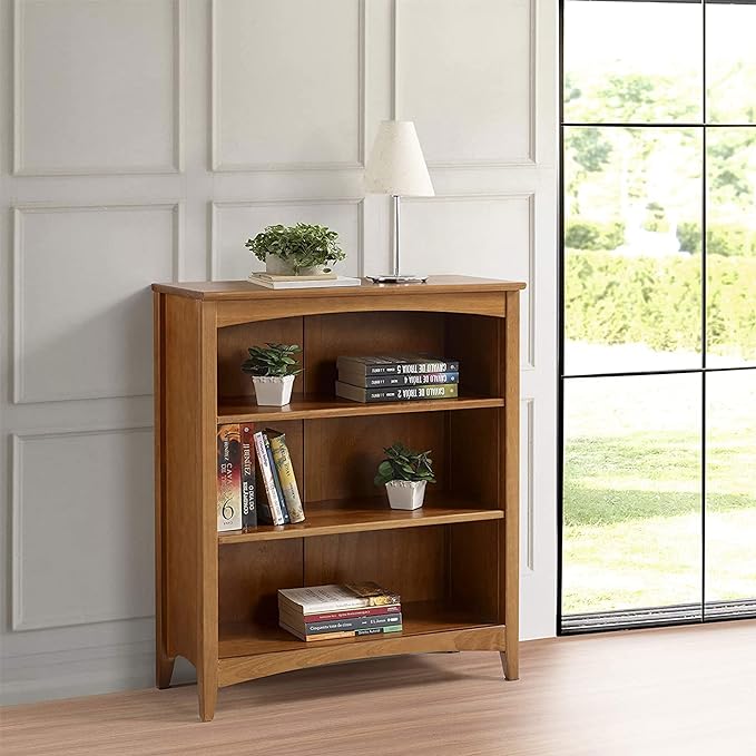 Camaflexi Shaker Style Bookcase, 36", Brown - LeafyLoom