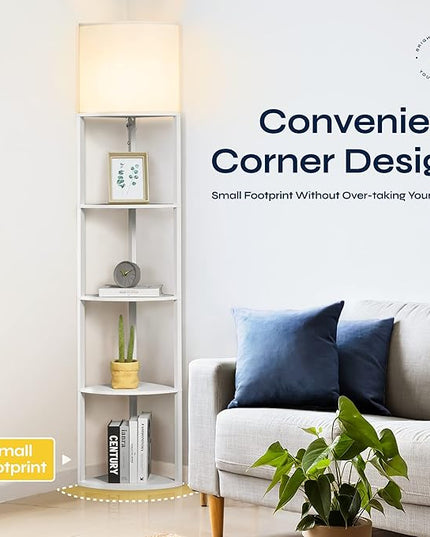 ATAMIN Alvis Edge 72" Floor Lamps for Living Room Decor(White) - LeafyLoom