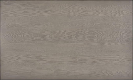 Wood Dining Set for 6, Farmhouse Rectangular Kitchen Table and Six Upholstered Chairs, for Breakfast Nook, Living Room, Gray, 60" L x 36" W x 30" H, Grey - LeafyLoom