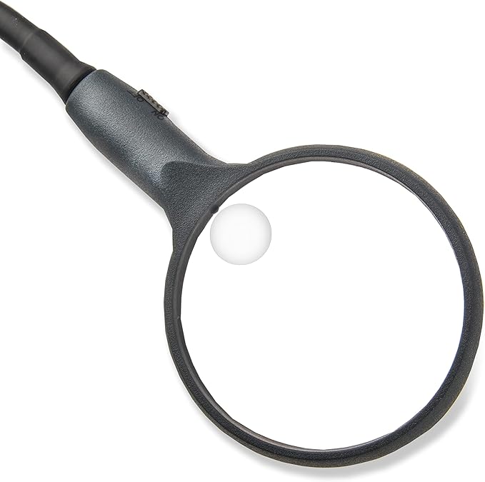 Carson BoaMag 2.5x LED Lighted Flexible Neck Magnifier and Flashlight (SM-22) - LeafyLoom
