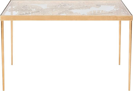 Safavieh Home Office Leilani Gold Leaf Palm Leaf Desk - LeafyLoom