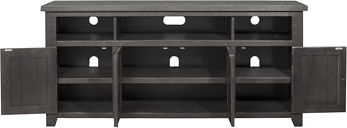 Martin Svensson Home West Mill 65" TV Stand, Grey - LeafyLoom