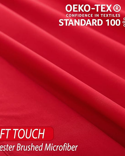 Whitney Home Textile King Sheet Set - 4 Piece Luxury Cooling Bed Sheets for King Size Bed, Silky Soft Sheets 16" Deep Pocket, Hotel Bedding Sheets and Pillowcases, Wrinkle Free Oeko-Tex Sheets - LeafyLoom