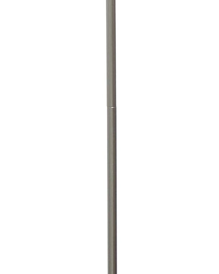 Simple Designs LF2004-BLK Brushed Nickel Stick Drum Shade Floor Lamp, Black - LeafyLoom
