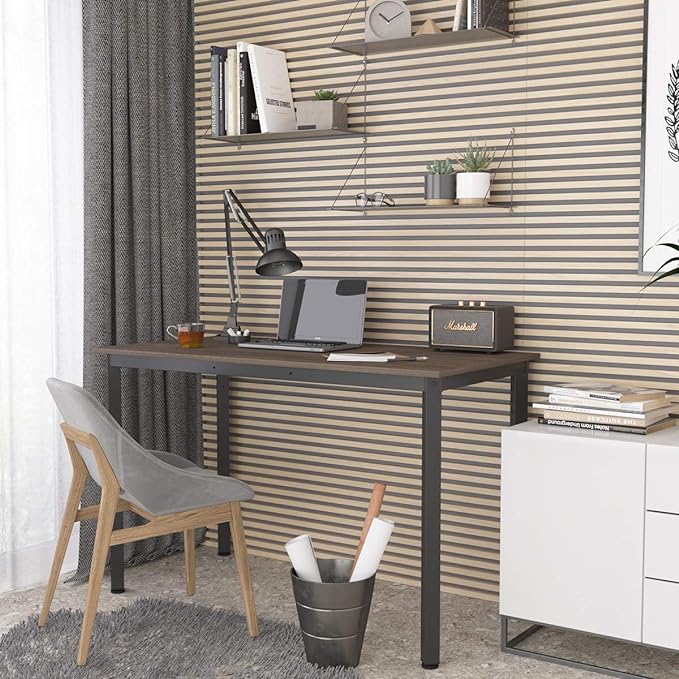 Weehom Computer Desk Home Office Writing Desk Study Laptop/Dining Table - LeafyLoom