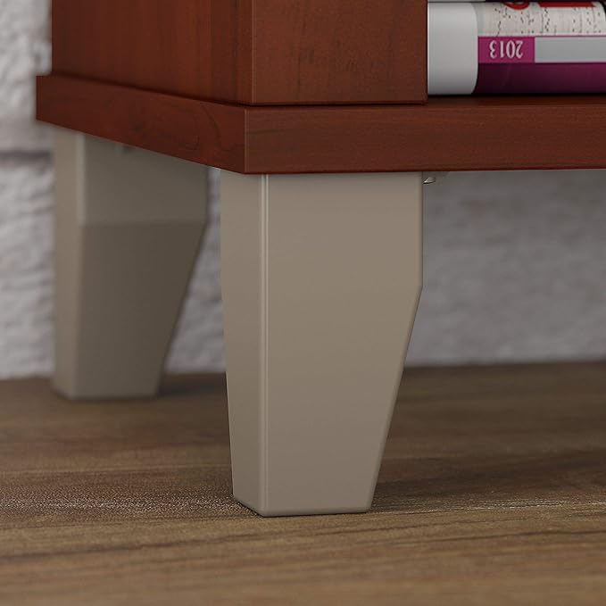 Bush Furniture Somerset Tall 5 Shelf Bookcase in Hansen Cherry - LeafyLoom