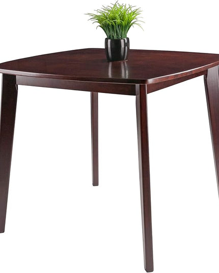 Winsome Wood Pauline Dining, 34.02x34.02x29.33, Walnut - LeafyLoom