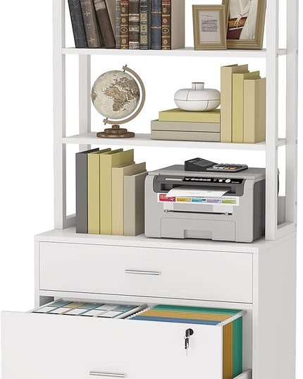 2 Drawers Vertical Office File Cabinet - LeafyLoom