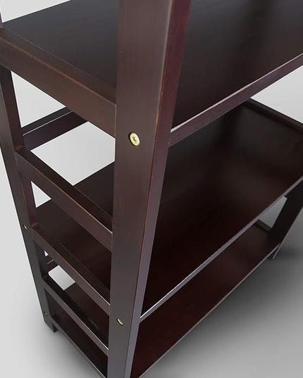 Casual Home Soho Manhattan 4-Shelf Bookcase 26 Wide - Espresso, 304-44 - LeafyLoom