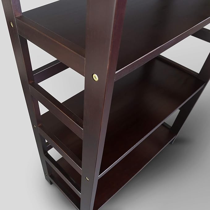 Casual Home Soho Manhattan 4-Shelf Bookcase 26 Wide - Espresso, 304-44 - LeafyLoom