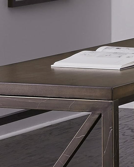 Xcel Cinnamon Finish Office Desk by Home Styles - LeafyLoom