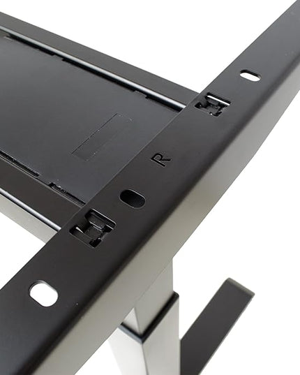 ApexDesk K Series Dual Motor Electric Adjustable Standing Computer Desk for Home and Office Width and Height Adjustable (Black Frame only) - LeafyLoom