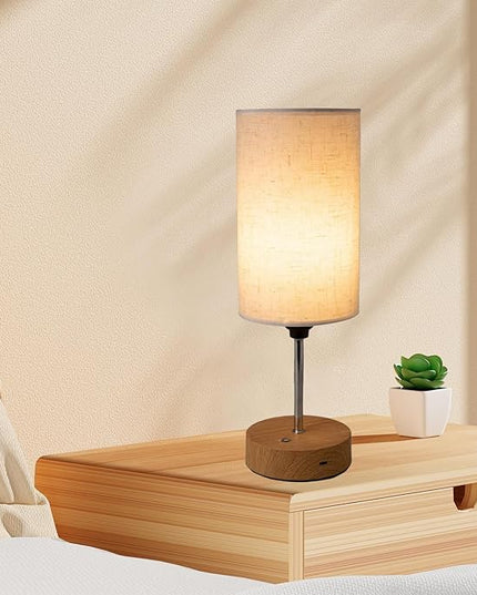 Cordless Lamps Table Lamp Small Light Bedroom Office Desk Battery Operated Rechargeable Dimmable Touch 5000mah Led Portable Outdoor Memory Night Patio Dining Wireless Restaurants Home (Linen) - LeafyLoom