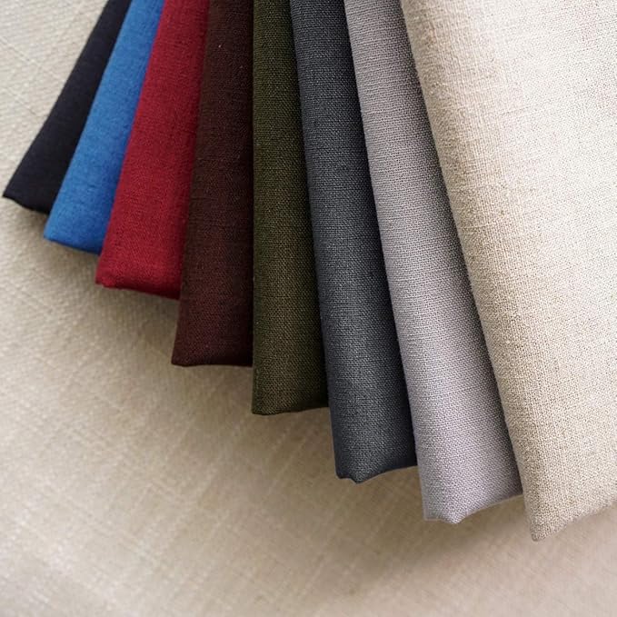 Jeanerlor Cotton Linen Soft Soild Decorative Square Throw Pillow Covers Set Cushion Case for Sofa Bedroom Car24 x 24 Inch 60 x 60cm, Pack of 2, Dark Grey - LeafyLoom
