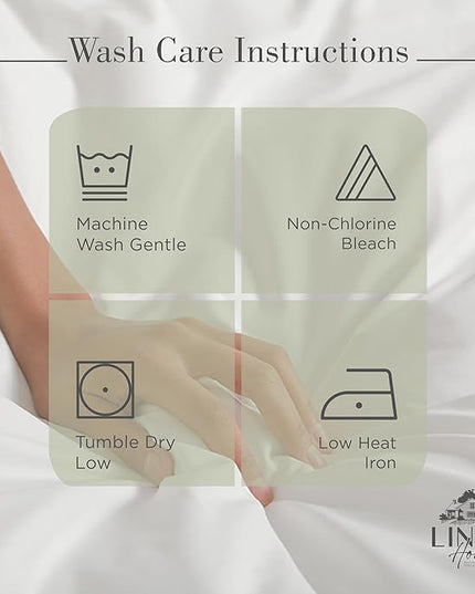 100% Cotton Percale Sheets Twin Size, Sage, Deep Pocket, 3 Pieces Sheet Set - 1 Flat, 1 Deep Pocket Fitted Sheet and 1 Pillowcase, Crisp Cool and Strong Bed Linen - LeafyLoom