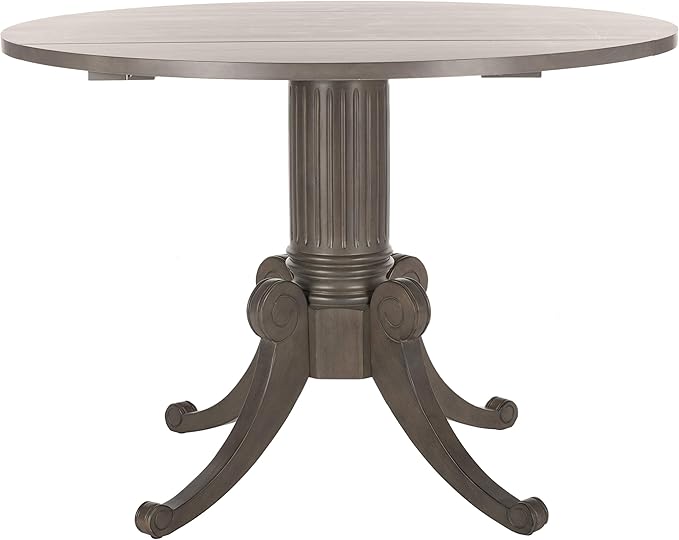 Safavieh Home Forest Traditional Grey Wash Drop Leaf Dining Table - LeafyLoom