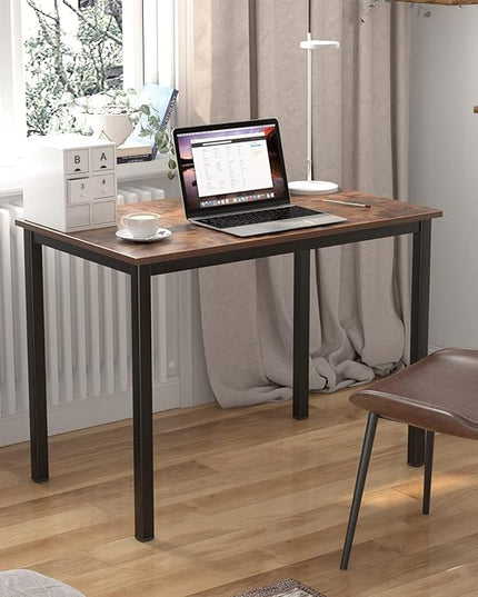 Need Small Computer Desk - 39 3/8" Inches Heavy Duty Writing Desks, Simple Laptop Corner Table for Home Office,Dormitory AC3FB10060 - LeafyLoom