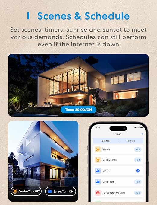 meross 4 Pack Smart Dimmer Switch Single Pole Supports Apple HomeKit, Alexa Google Assistant & SmartThings, 2.4Ghz WiFi Light Switch for Dimmable LED, Neutral Wire Required, Remote Control Schedule meross