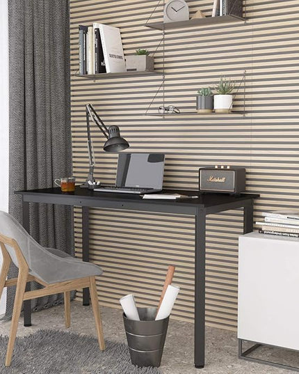 Weehom Computer Desk 39" Small Desk for Home Office Study Writing Laptop Dining Table for Small Spaces - LeafyLoom