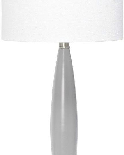 Elegant Designs LT3308-GRY Needle Stick Table Lamp, Gray - LeafyLoom