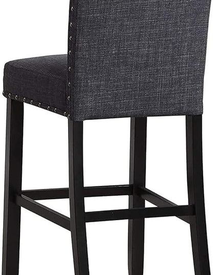 New Classic Furniture Crispin Counter Chair, Granite - LeafyLoom