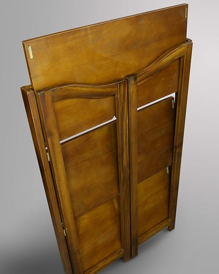 Casual Home Stratford 3-Shelf Folding Bookcase-Warm Brown - LeafyLoom