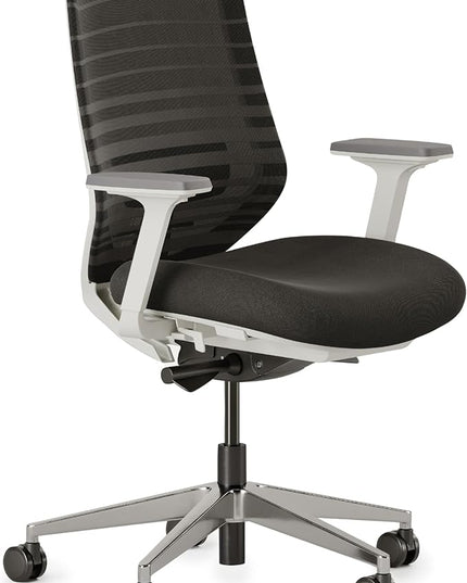 Branch Ergonomic Chair - A Versatile Desk Chair with Adjustable Lumbar Support, Breathable Mesh Backrest, and Smooth Wheels - Experience Optimal Comfort and Support - Black - LeafyLoom