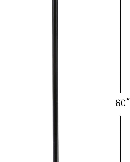 JONATHAN Y JYL9000B Elizabeth 60" Crystal/Metal LED Floor Lamp, Contemporary, Modern, Transitional, Elegant, Office, Living Room, Family Room, Dining Room, Bedroom, Hallway, Foyer, Bronze/Clear - LeafyLoom