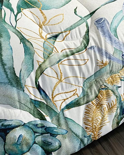 CVHOUSE Sea Turtle Comforter Sets King for Ocean Lovers,Turtle Beach Bedding Sets King Set,Turtle Bedspread,Turtle Duvet,Turtle Bed Set,Turtle Quilt Set 3 Pcs 1 Comforter and 2 Pillowcases - LeafyLoom